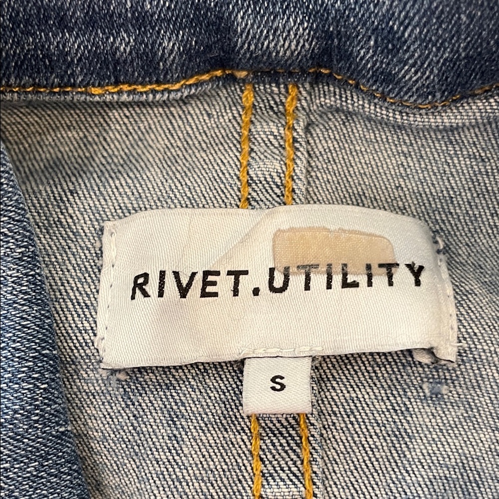 Rivet Utility Rebel Denim Jumpsuit, S - Picture 6 of 16